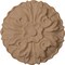 Ekena Millwork 3 5/8"W x 3 5/8"H x 5/8"P Kent Floral Round Rosette, Maple ROS03X03KEMA - alternate 1